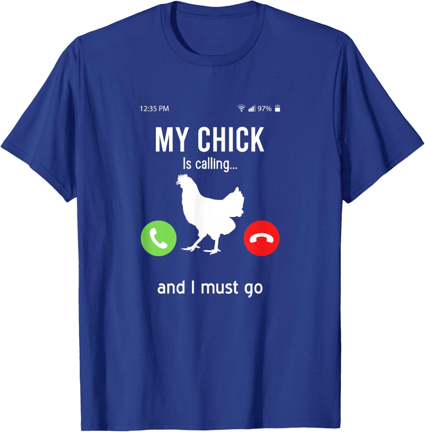 Chickens Chicken Vintage Chicken Sayings T-Shirt - T-Shirt | Royal