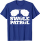 Swole Patrol funny weightlifting and bodybuilding gym T-Shirt - T-Shirt | Royal