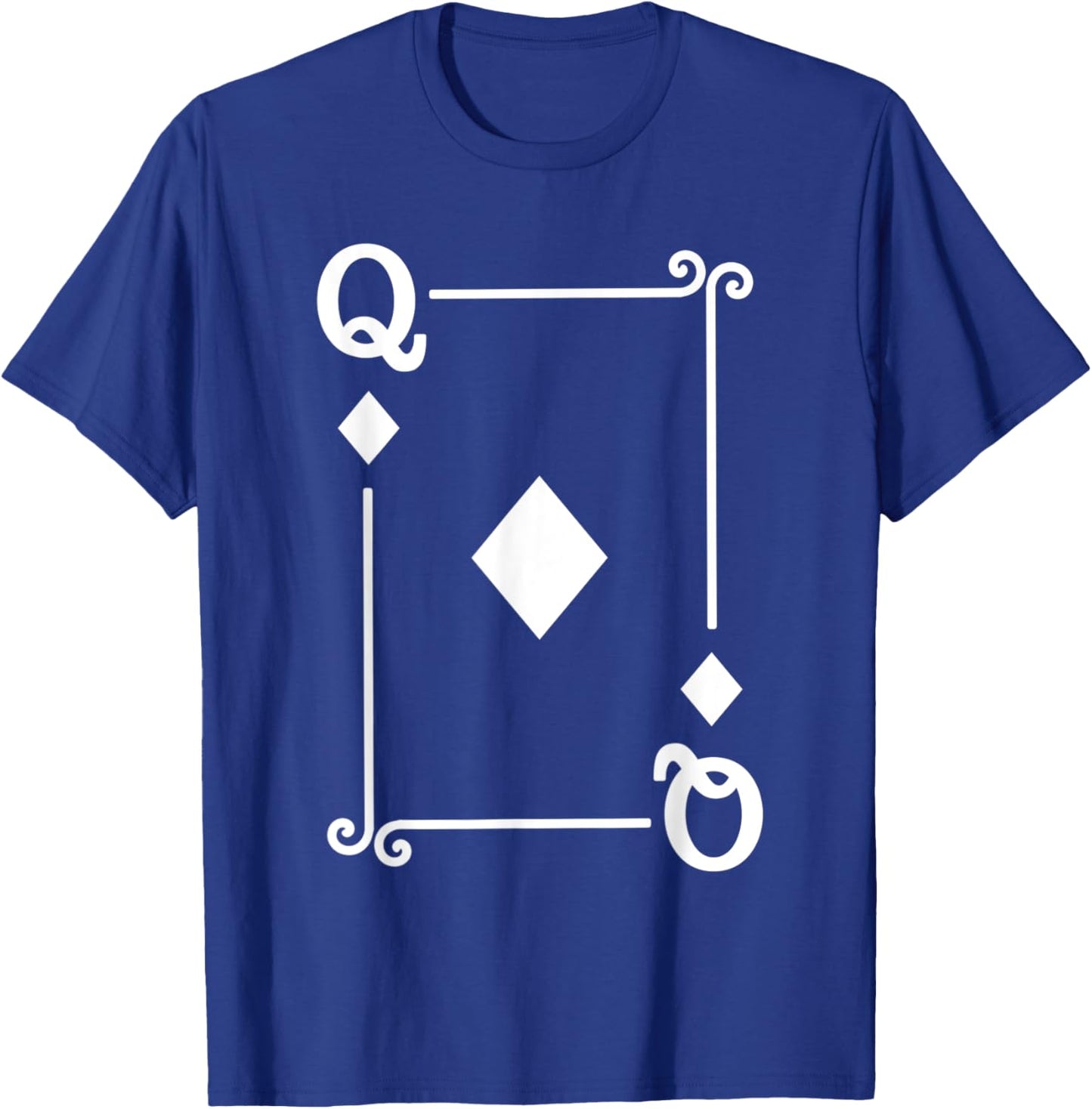 Playing Cards Costume - Queen Diamonds Card - Queen Card T-Shirt - T-Shirt | Royal