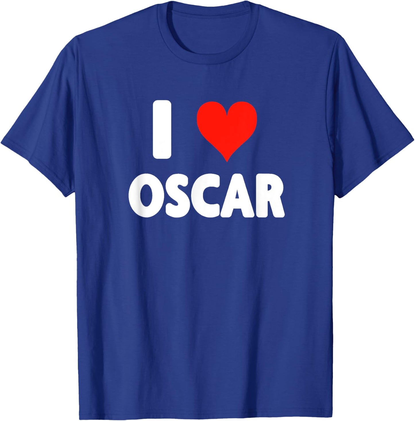 I Love Oscar - Heart T-Shirt - T-Shirt | Royal