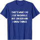 Nashville Hot Chicken Design Men Women Kids Funny Chicken T-Shirt - T-Shirt | Royal