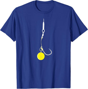 Carp Fishing Hair Rigs Corn Bait Angling Fisherman T-Shirt - T-Shirt | Royal