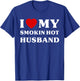I Love My Smokin' Hot Husband Shirt Funny I Heart My Husband T-Shirt - T-Shirt | Royal