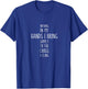 Nothing in My Hands I Bring Simply to the Cross I Cling Hymn T-Shirt - T-Shirt | Royal