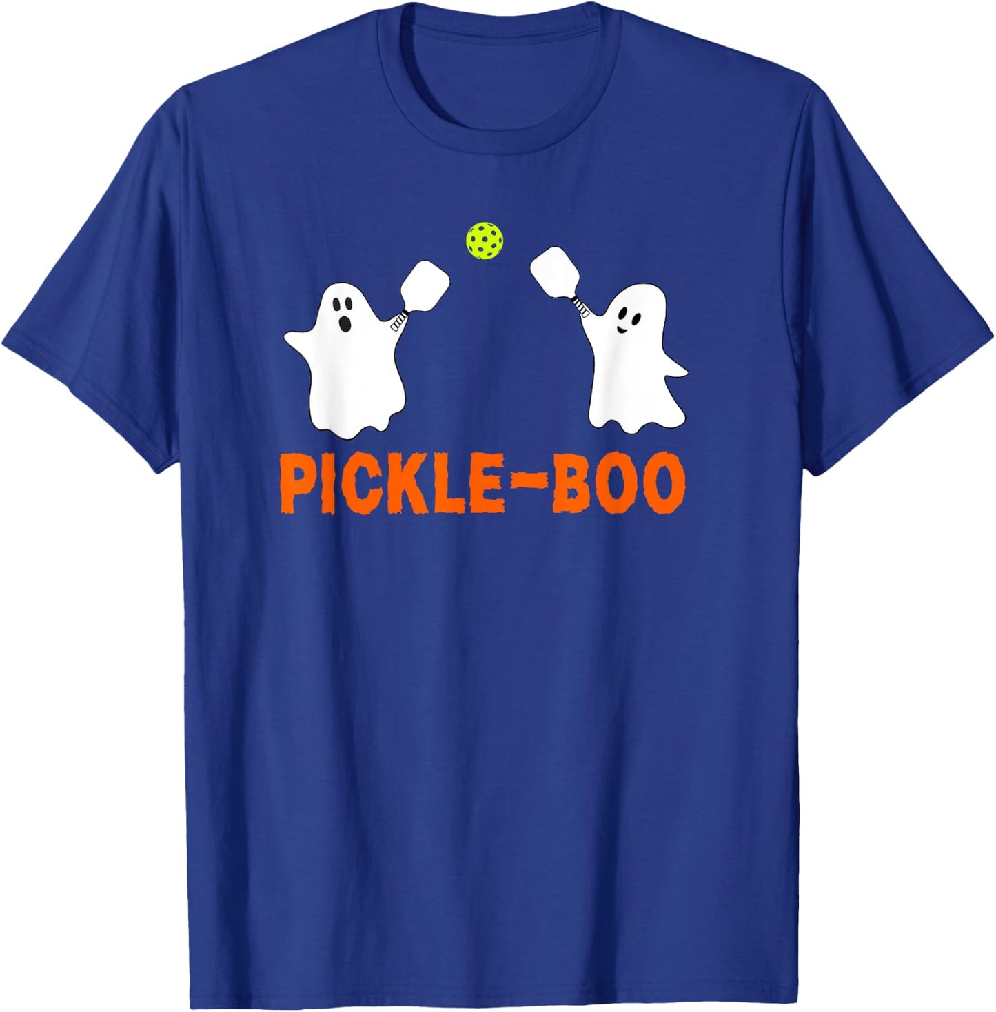 Halloween Pickleball Pickle-Boo Ghosts T-Shirt - T-Shirt | Royal