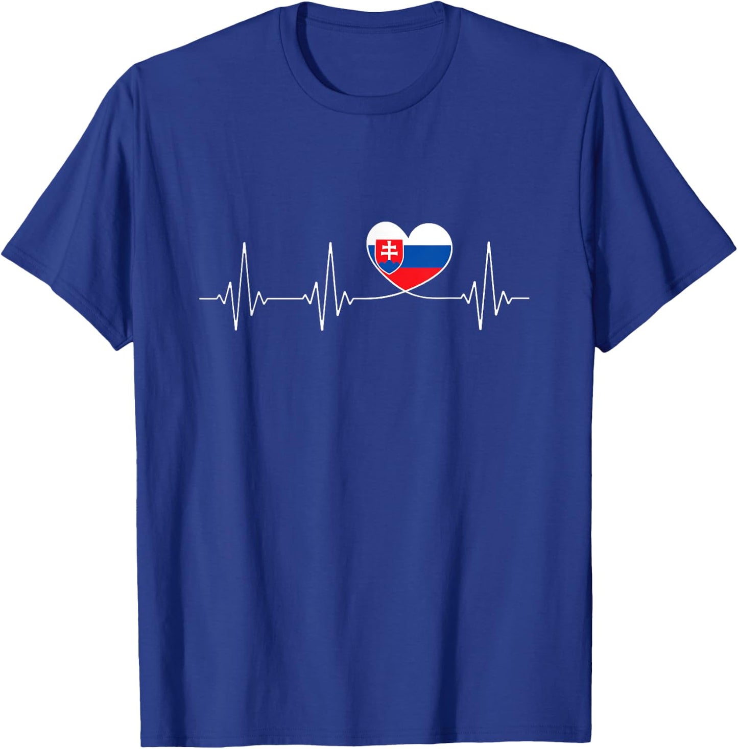 Slovensko Love and Slovak Flag with Heart for Slovakia T-Shirt - T-Shirt | Royal
