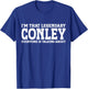 Conley Surname Funny Team Family Last Name Conley T-Shirt - T-Shirt | Royal