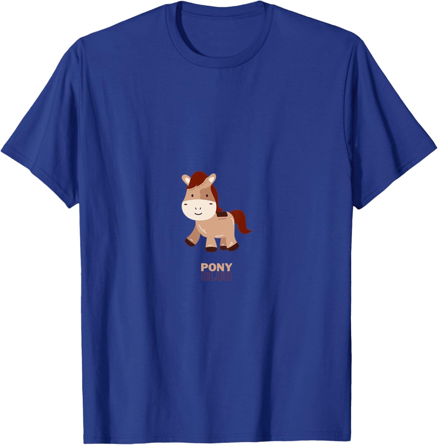 Kids Pony Club Shirt for Girls Gift Riding Horse Top T-Shirt - T-Shirt | Royal