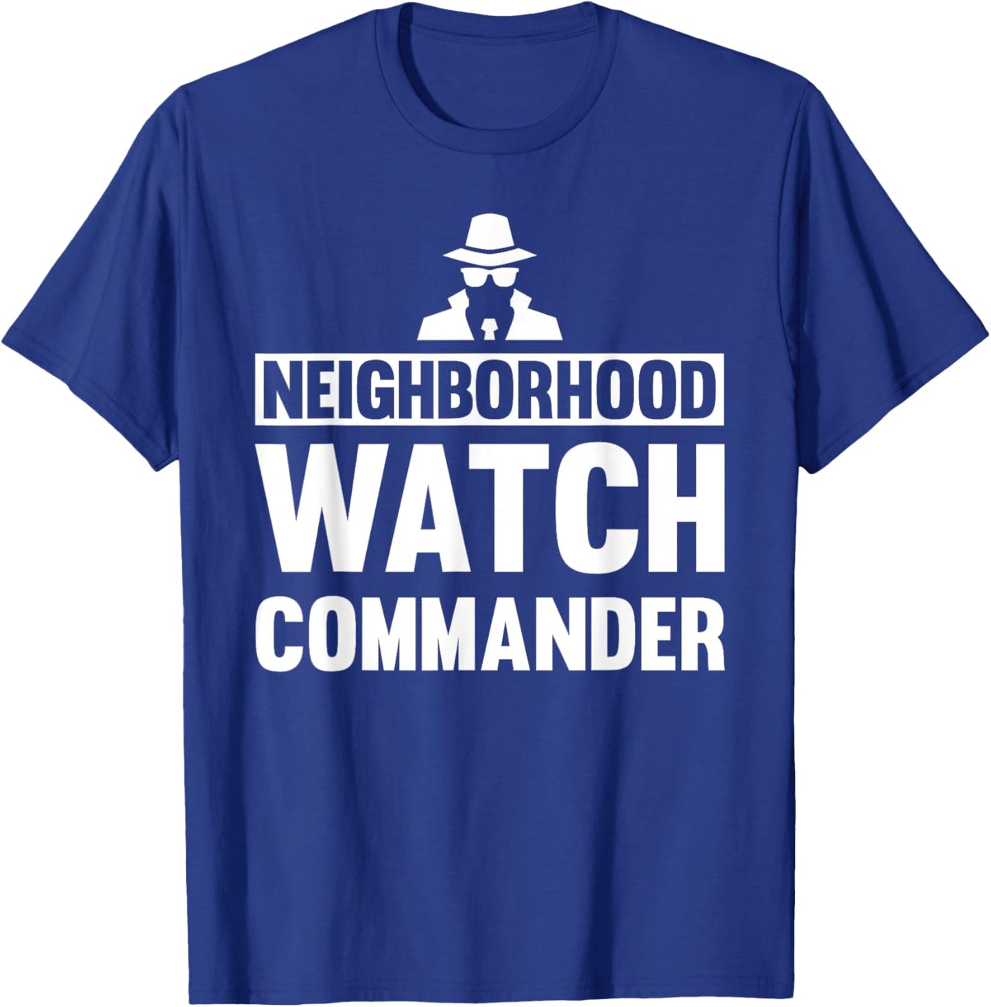 Neighborhood Watch Commander Uniform T-Shirt - T-Shirt | Royal