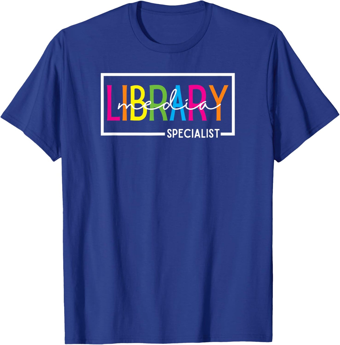 School Library Media Specialist T-Shirt - T-Shirt | Royal