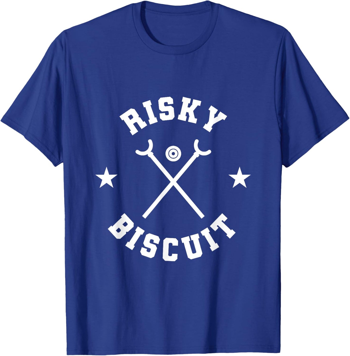 Risky Biscuit Shuffleboard Team T-Shirt - T-Shirt | Royal