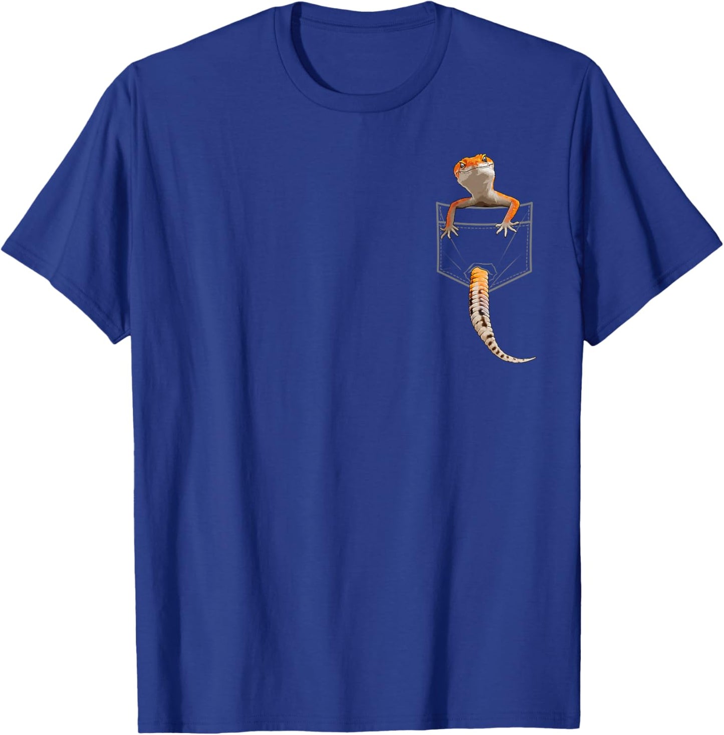 Funny Leopard Gecko Art Women Boys Girls Gecko Lover T-Shirt - T-Shirt | Royal
