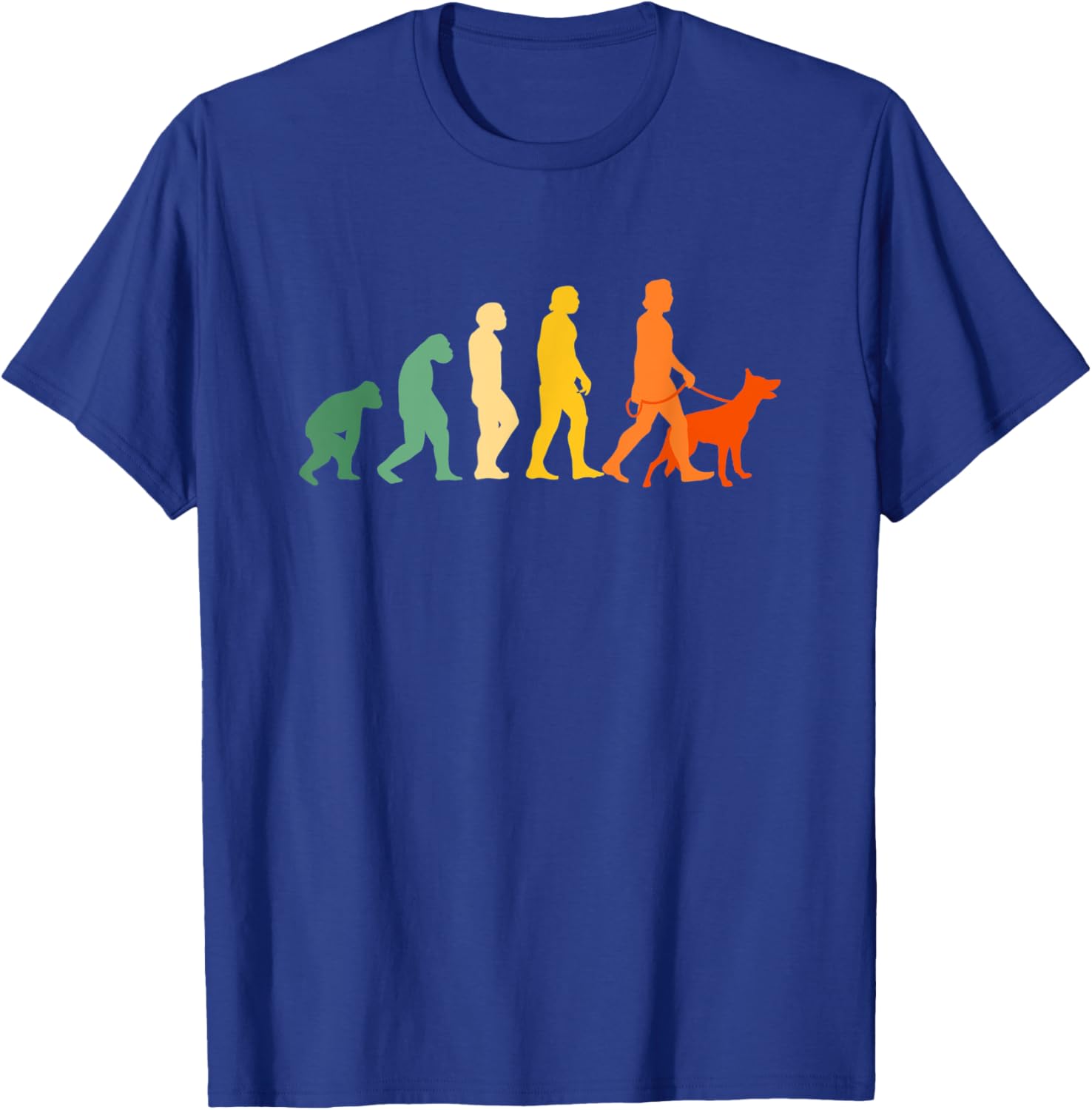 Vintage Evolution Dog Sitter Animal Pet Caretaker Women T-Shirt - T-Shirt | Royal
