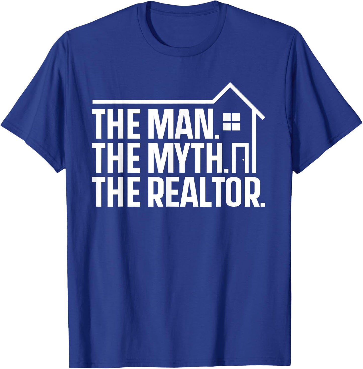 Funny Real Estate Design For Realtor Men Real Estate Agent T-Shirt - T-Shirt | Royal