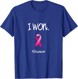 Survivor Breast Cancer Awareness T-Shirt - T-Shirt | Royal
