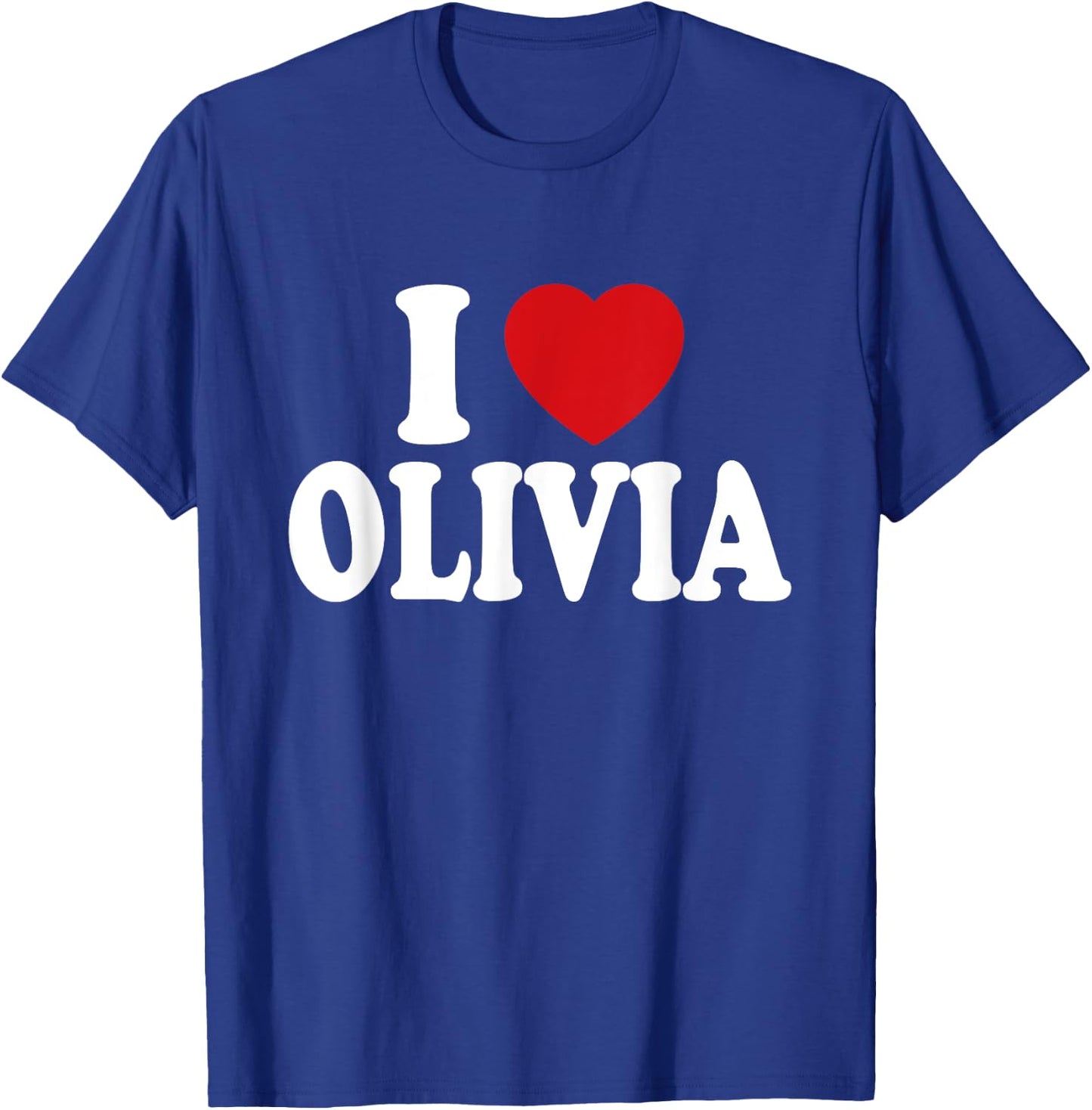 I Heart Love Olivia T-Shirt - T-Shirt | Royal