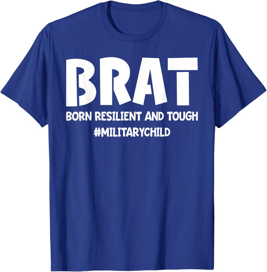 Military Child Purple Up For Military Kids BRAT Girl Boy T-Shirt - T-Shirt | Royal