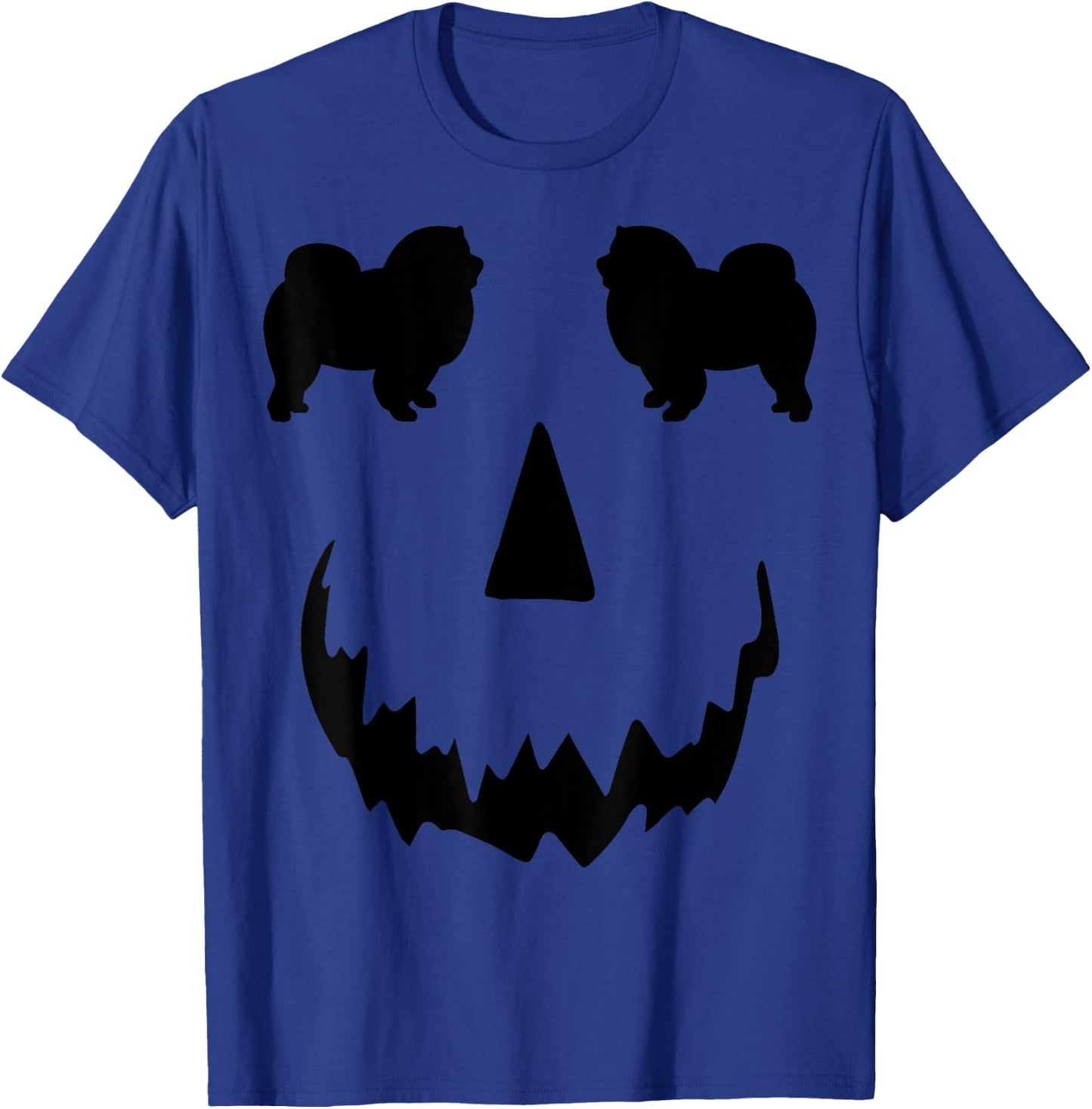 pumpkin Chow Chow dog halloween Men Women Kids T-Shirt - T-Shirt | Royal