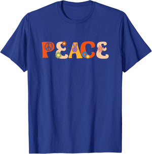 Peace Sign Hippie T-Shirt - T-Shirt | Royal