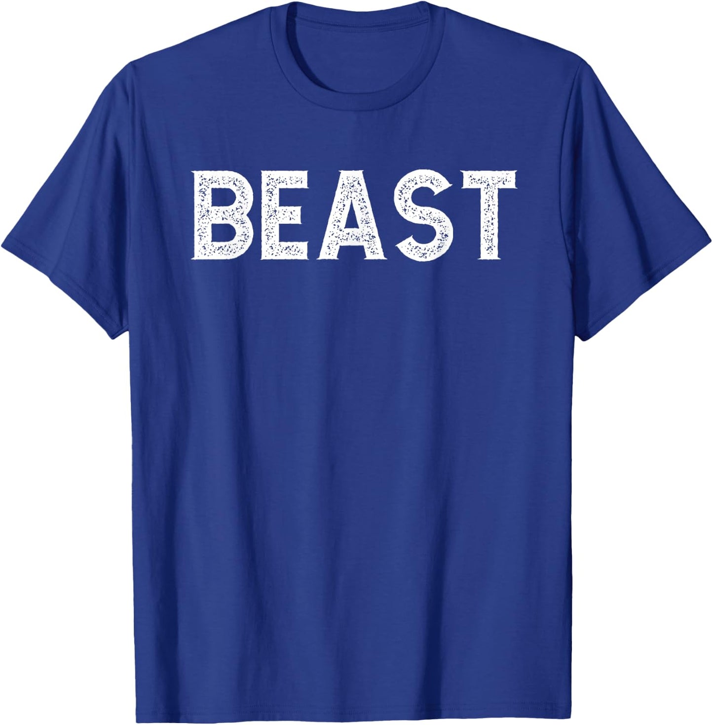 BEAST Cool Men's Gym Workout Sport Muscle Bodybuilding Gear T-Shirt - T-Shirt | Royal