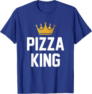 Pizza King Funny Pizza T-Shirt - T-Shirt | Royal