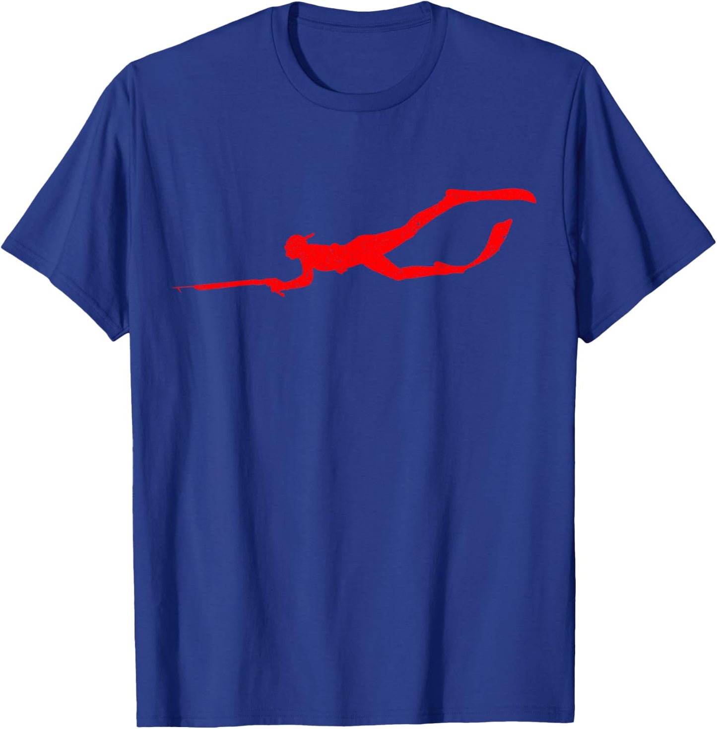 Spearfishing Spear Diving Spearfisherman Hunting Water Sport T-Shirt - T-Shirt | Royal