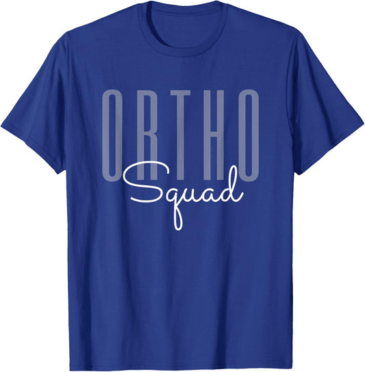 Ortho Squad Orthopedic Nurse Doctor Assistant T-Shirt - T-Shirt | Royal