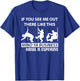 If You See Me Out There Like This Mind Ya Business Diesel T-Shirt - T-Shirt | Royal