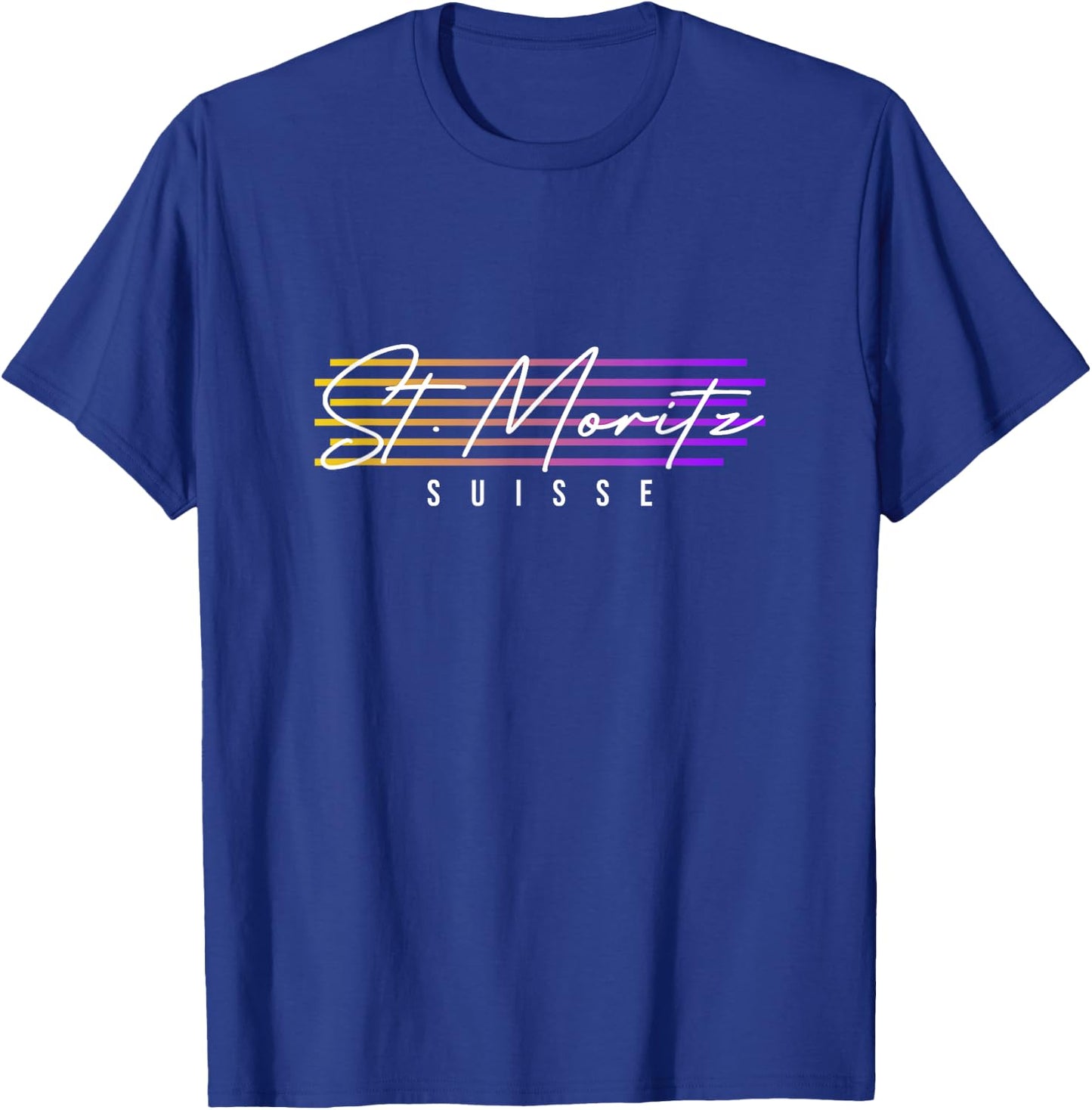 St. Moritz Switzerland Souvenir T-Shirt - T-Shirt | Royal
