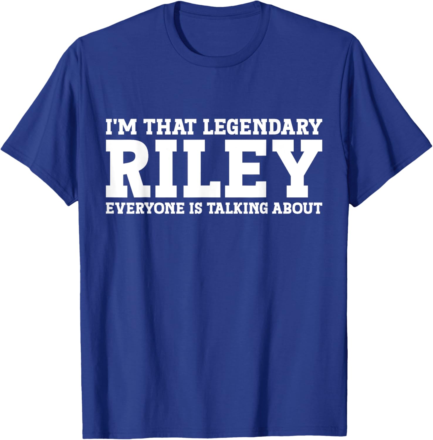 Riley Surname Funny Team Family Last Name Riley T-Shirt - T-Shirt | Royal