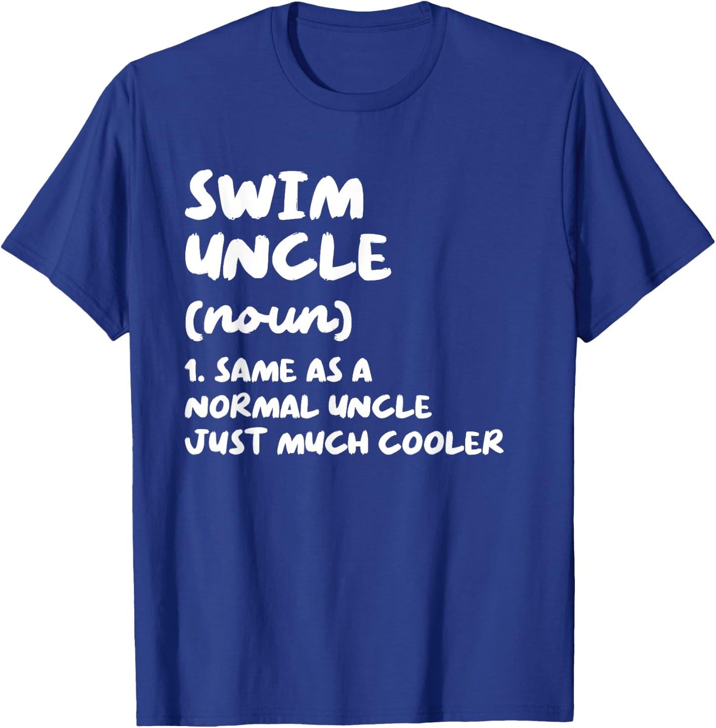 Swim Uncle Definition Funny Sports T-Shirt - T-Shirt | Royal