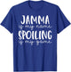 Jamma is My Name Spoiling is My Game Funny Jamma T-Shirt - T-Shirt | Royal