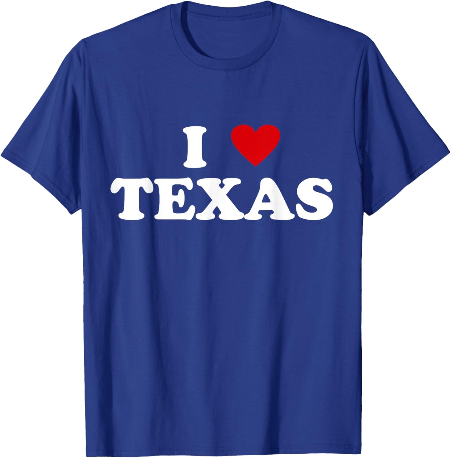 USA I Heart State - I Love Texas T-Shirt - T-Shirt | Royal