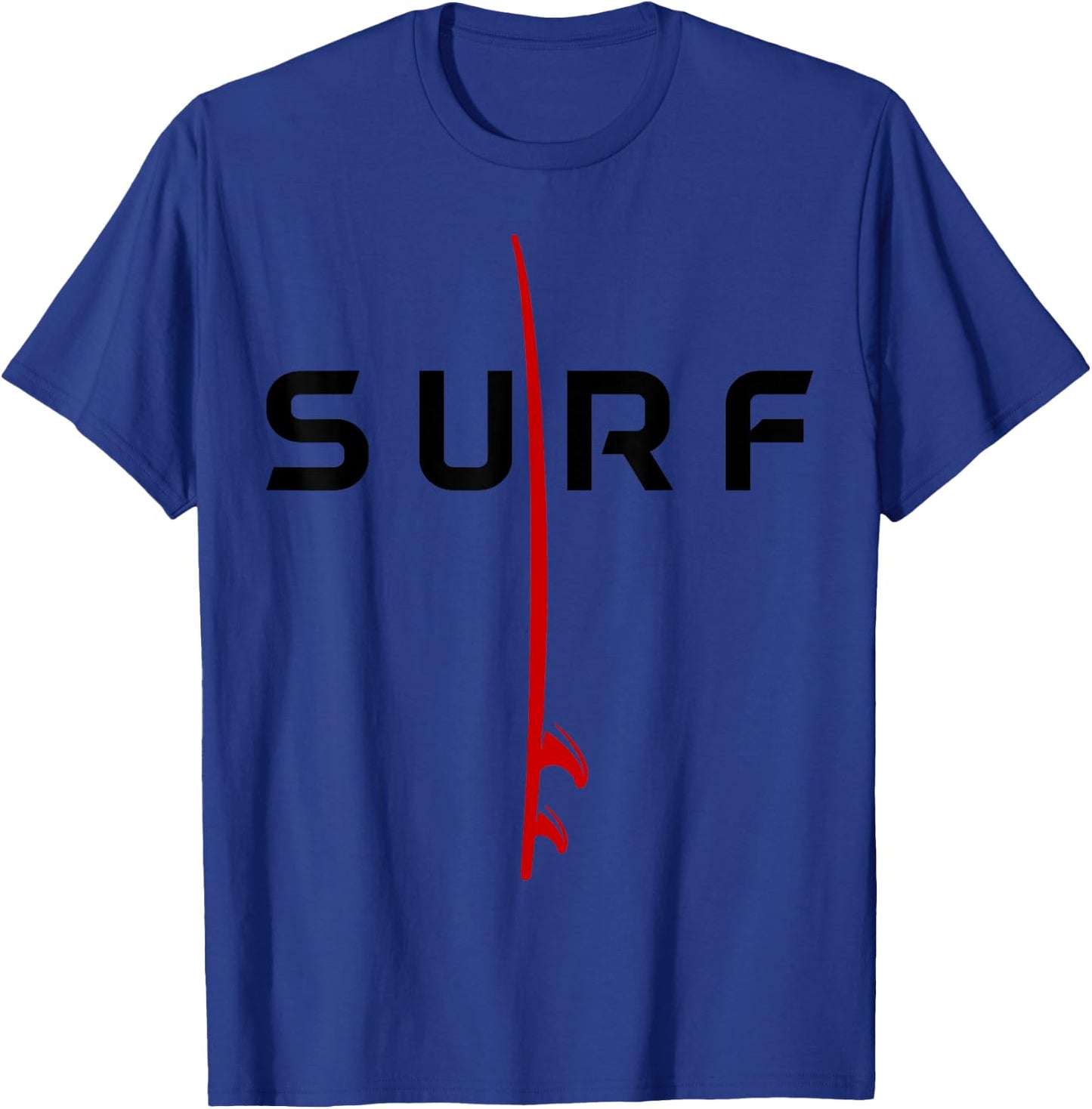 Surf Board Surfing Beach Vintage Retro Surfer Women Kids T-Shirt - T-Shirt | Royal