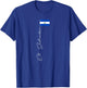 El Salvador Signature Flag Pole Patriotic El Salvador Flag T-Shirt - T-Shirt | Royal