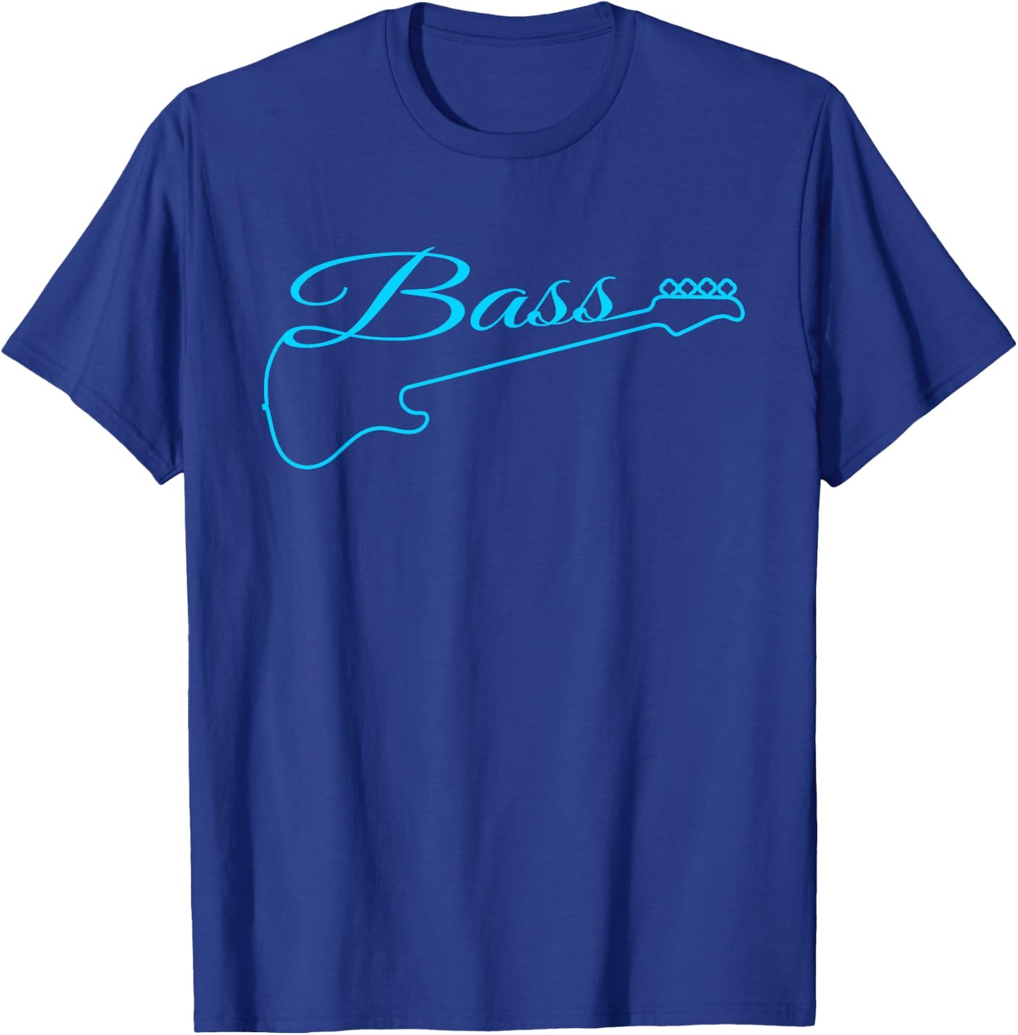 This musical Bass design is intended for guitarists T-Shirt - T-Shirt | Royal