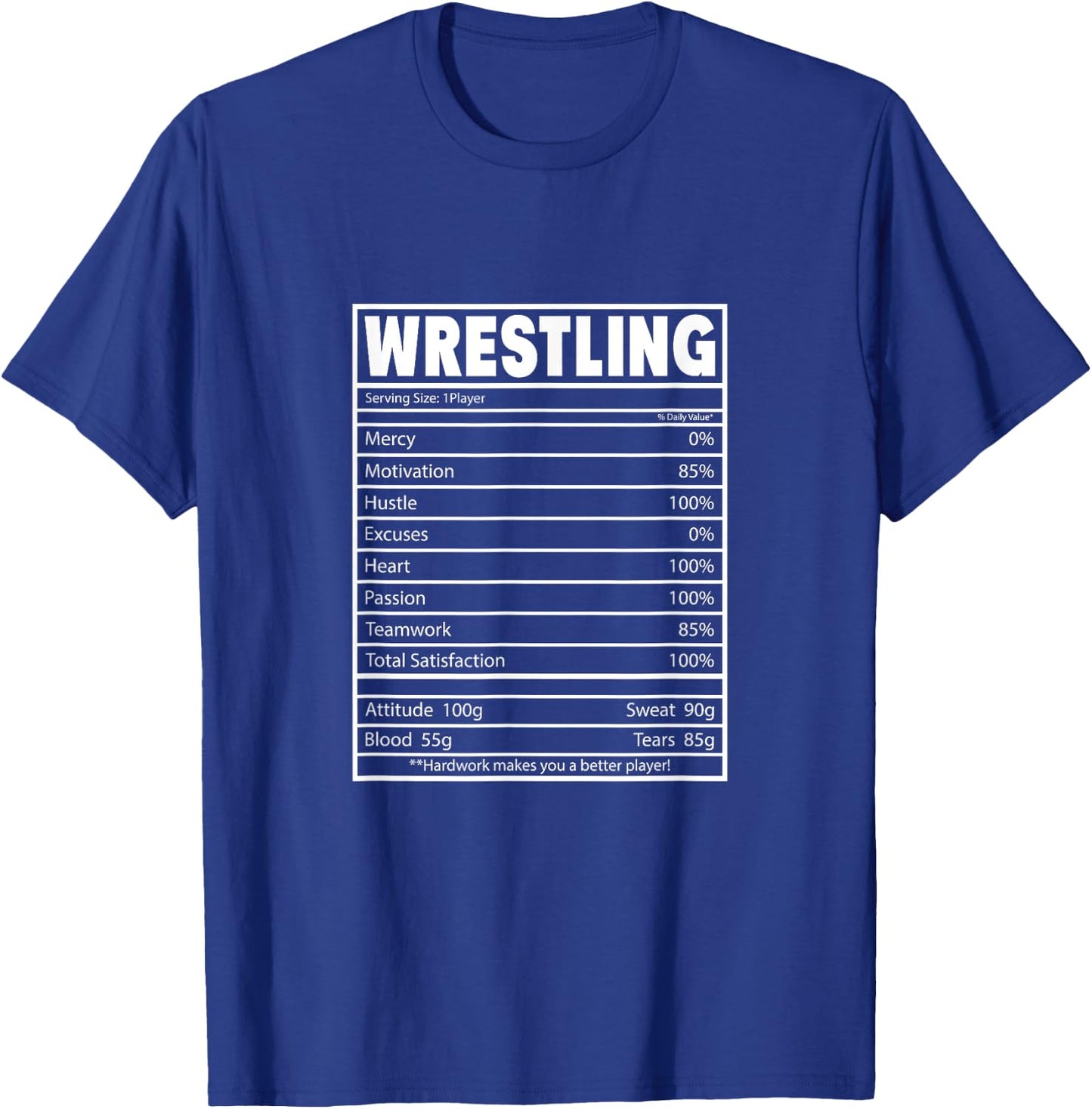 Wrestling Quote Wrestler Sports Saying Funny Wrestling T-Shirt - T-Shirt | Royal