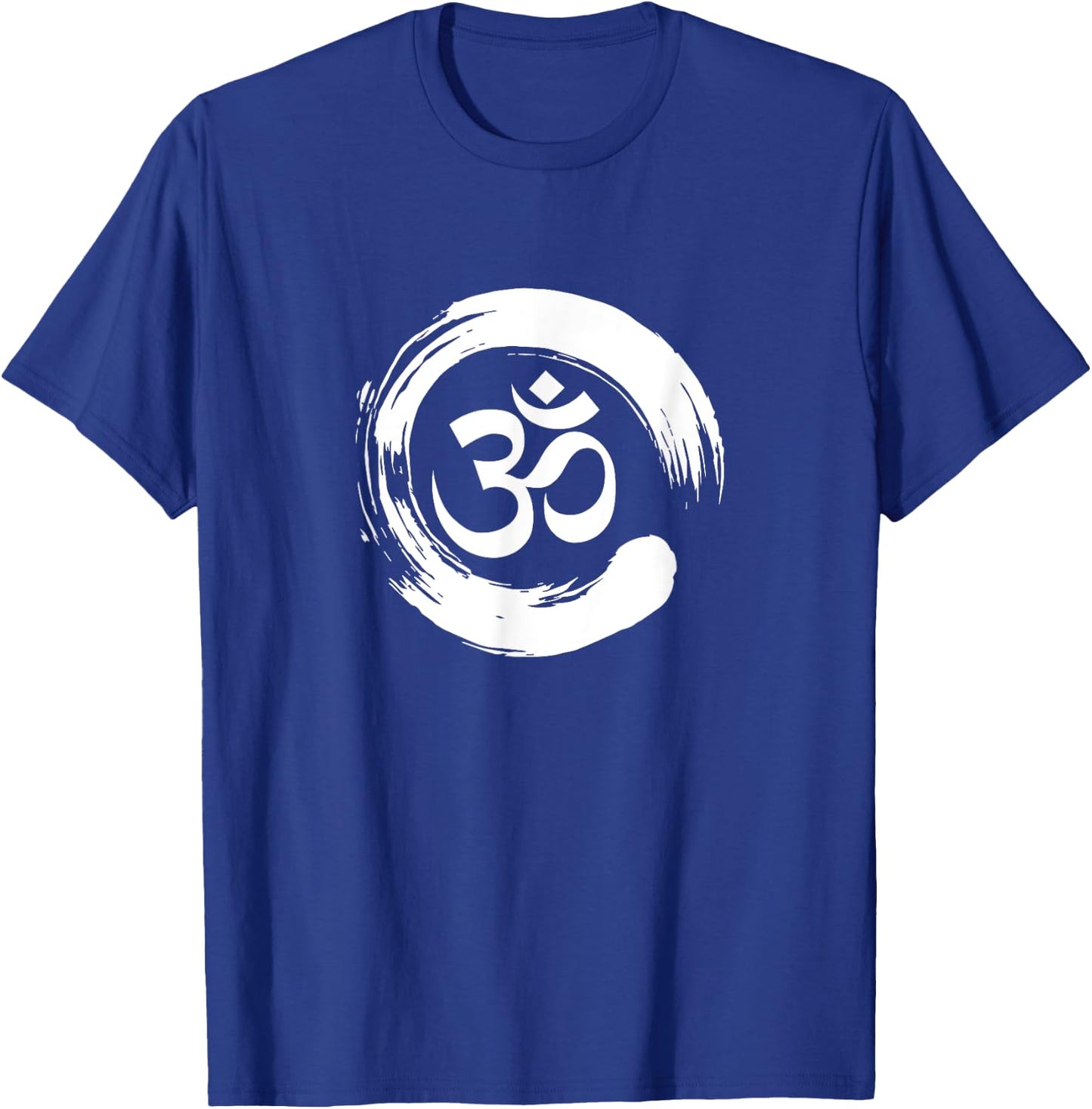 Om Yoga Ohm Hindu Meditation Zen Enzo Circle Spiritual Peace T-Shirt - T-Shirt | Royal