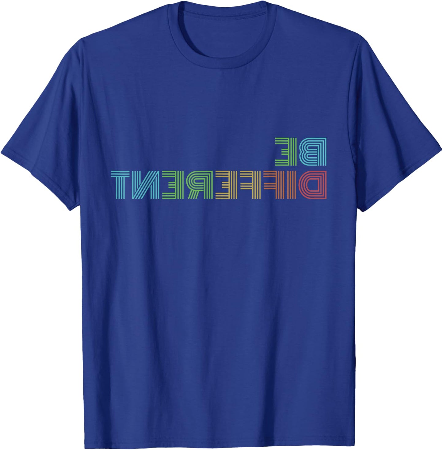 Be Different I'm Not For Everyone Funny Introvert Backwards T-Shirt - T-Shirt | Royal