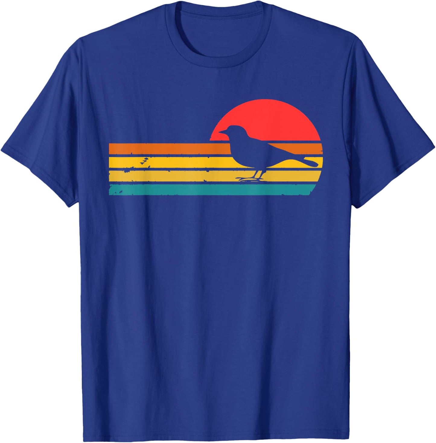 Killdeer Bird Birding Vintage Retro Killdeer Bird T-Shirt - T-Shirt | Royal