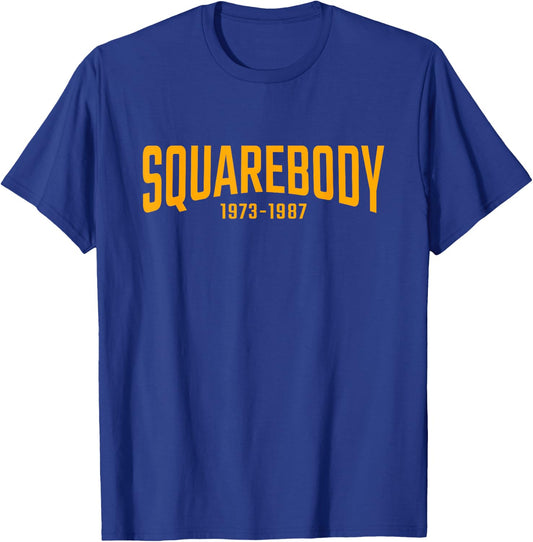 Vintage American Square Body Truck Dropped Pickup Trucks T-Shirt - T-Shirt | Royal
