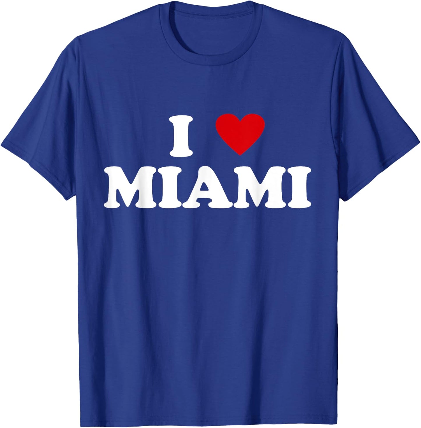 I Heart USA City - I Love Miami T-Shirt - T-Shirt | Royal