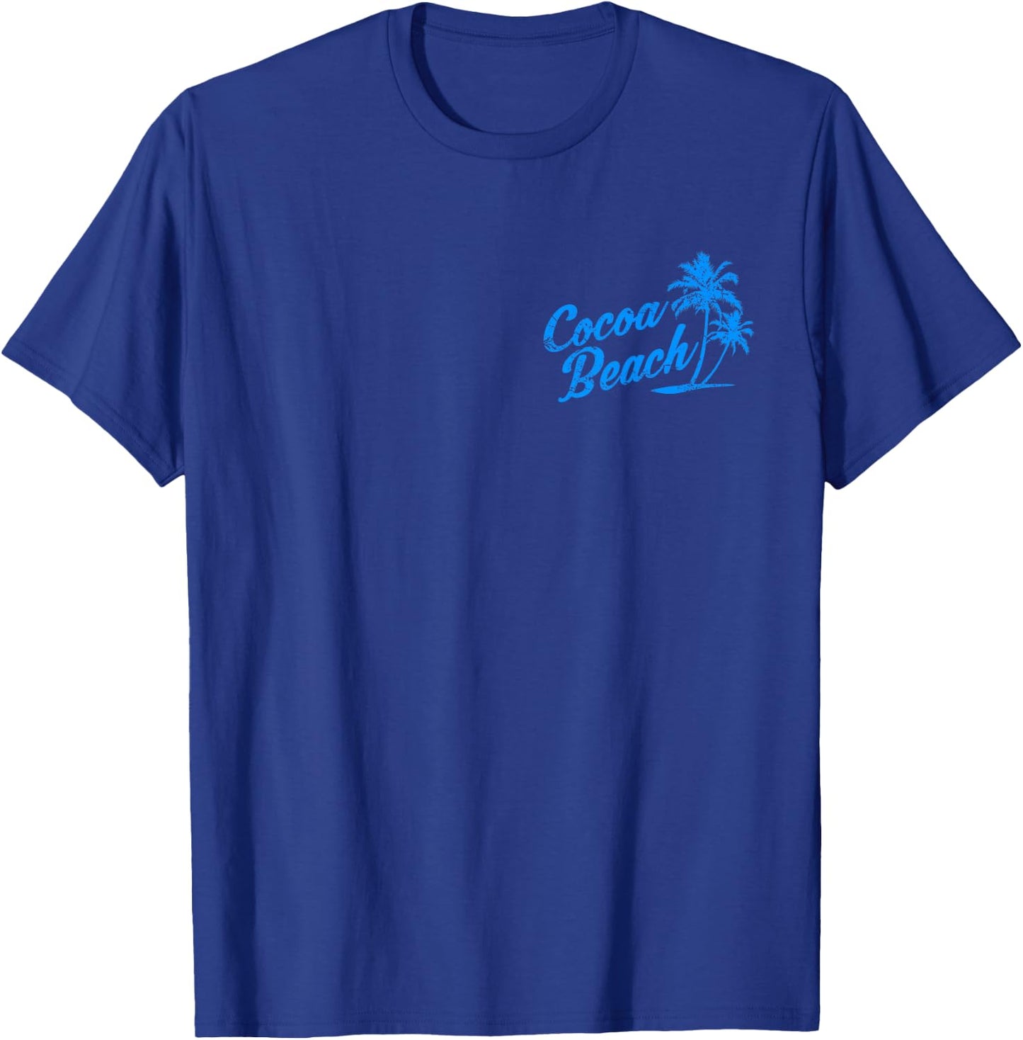 Cocoa Beach Florida Vintage Retro Distressed Design Souvenir Women Girls Kids T-Shirt - T-Shirt | Royal
