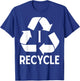 I Recycle T-Shirt - T-Shirt | Royal