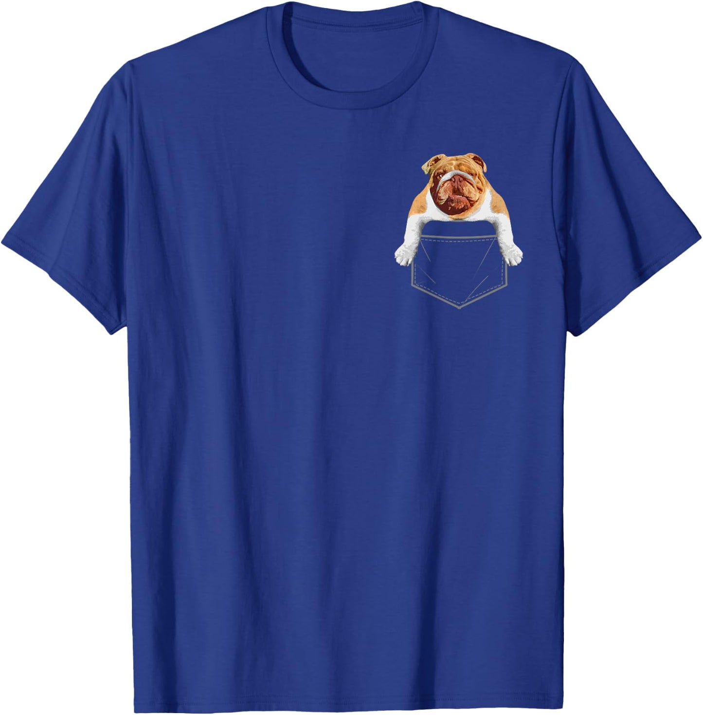 Funny English Bulldog Art Women Bulldog Owner Lover T-Shirt - T-Shirt | Royal