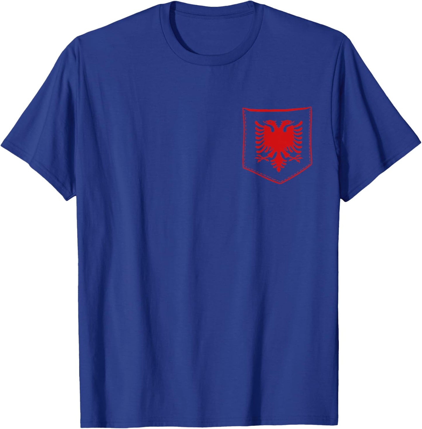 Albania Flag Shqip Shqiponja Albanian Eagle Albania T-Shirt - T-Shirt | Royal