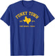 FUNKY TOWN Fort Worth TX Athletic Design T-Shirt - T-Shirt | Royal