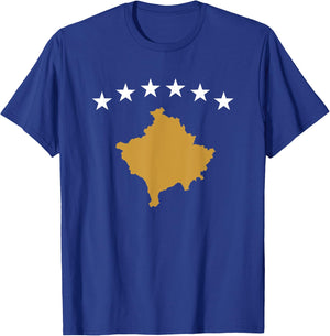 Kosovo Flag Men Women And Kids T-Shirt - T-Shirt | Royal