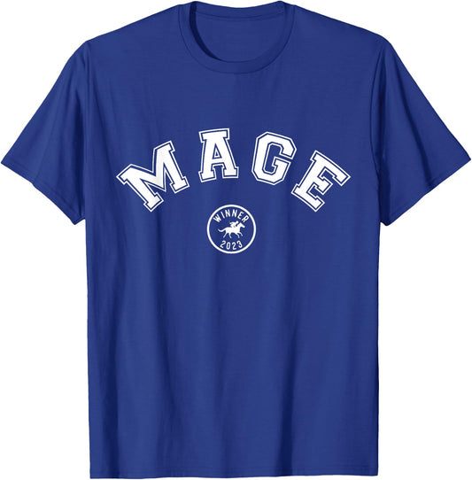 Mage 2023 Graphic Horse Racing Phrase T-Shirt - T-Shirt | Royal