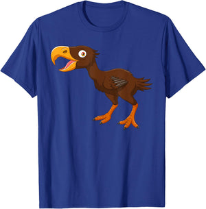 Cute Cartoon Prehistoric Animals Terror Bird For Kids Funny T-Shirt - T-Shirt | Royal